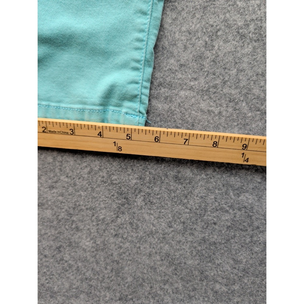 Democracy Ab Solution Capri Style Pants Women's 12 Turquoise Skinny - Picture 14 of 16